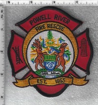 Powell River Fire Rescue (British Columbia, Canada) Black Border Shoulde... - $434.87 MXN