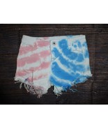 NEW Boutique Girls Tie Dye Denim Jean Shorts Size 8-9 - €8,67 EUR