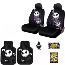 For Jeep Jack Skellington Nightmare Before Christmas Car Seat Cover Mats... - $121.54