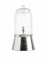 Gibson Home Cheyenne 1.5 Gallon Embossed Beverage Dispenser w/Glass Lid ... - $54.25 CAD