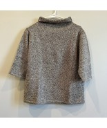 HALOGEN Mock Neck Brown and White Heathered Sweater Size XL Wool Acrylic... - €19,61 EUR
