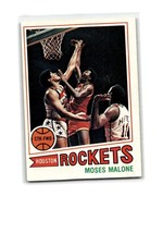 1977-78 Topps #124 Moses Malone Rockets - £8.86 GBP