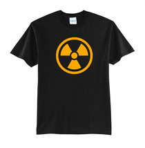 RADIATION SYMBOL-NUCLEAR FALLOUT-NEW BLACK- COOL T-SHIRT-S-M-L-XL - £15.72 GBP