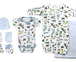 Boy 100% Cotton Newborn Baby Boys 6 Pc Layette Baby Shower Gift Set Newborn - £37.38 GBP