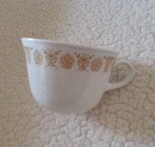Vintage 70&#39;s Corelle Corning Livingware Butterfly Gold Coffee Tea Cups Mug - £3.97 GBP