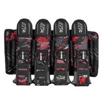 New HK Army Eject 4+3+4 Paintball Pod Harness / Pack - Scorch Black/Red - £56.02 GBP