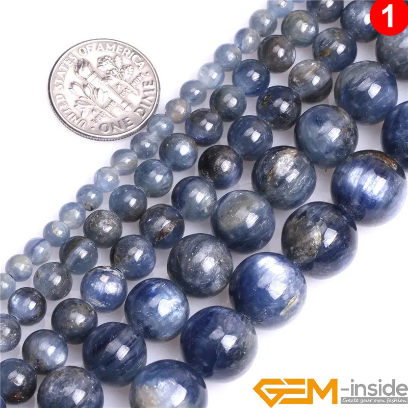 D blue kyanite beads for jewelry making strand 15 diy bracelet necklace loose bead thumb155 crop