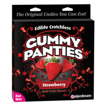 Pipedream Edible Crotchless Gummy Panties Strawberry Flavor - $22.74