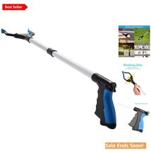 Grabber Reacher Tool for Easy Trash Pickup in Blue Lightweight and Long - $20.74