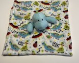 LE BEBE Favorite Mint GREEN DINOSAUR Lovey SECURITY BLANKET Plush Dino - $21.84