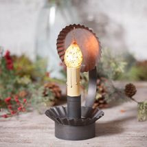 Chamberstick accent light with Reflector in Kettle Black image 2