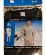 Leo Poldo Thermal set for men cotton waffle stretch heat retention Size XL - $19.79