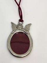 Vintage 1990 Seagull Canada Pewter Picture Frame Hanging Ornament - $11.97