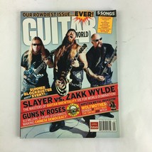 2009 Guitar World Magazine Slayer vs. Zakk Wylde Gun N&#39; Roses Chinese Democracy - £11.84 GBP