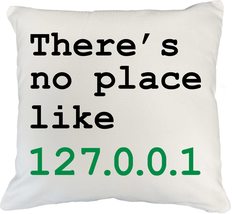 Make Your Mark Design There&#39;s No Place Like Home Geeky Internet Slang Pillow Cov - £19.77 GBP+