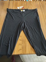 Ruby Rd. Woman 3X Comfy Black Pants Capri - £37.98 GBP