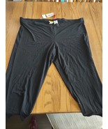 Ruby Rd. Woman 3X Comfy Black Pants Capri - £37.37 GBP