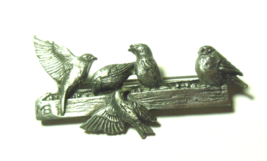 Vintage Signed 1999 M. Bastin Pewter Birds Brooch 2.1/8" x  1" - €14,07 EUR Vintage Signed 1999 M. Bastin Pewter Birds Brooch 2.1/8" x  1" - €14,07 EUR