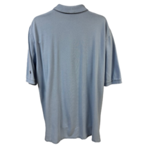 Polo Ralph Lauren Golf Shirt Men&#39;s XXL Blue Solid Short Sleeve Embroidered USA - £28.51 GBP