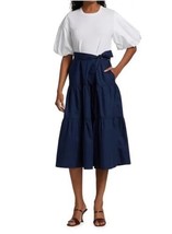 Jonathan Simkhai Poplin / Cotton Midi Dress Sz S $275 - £77.09 GBP