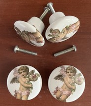 Decorative Porcelain Drawer Knobs Set/4 (White) - $20.00