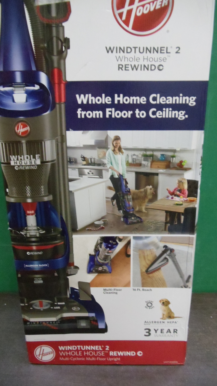  WINDTUNNEL 2 WHOLE HOUSE REWIND UPRIGHT VACUUM, UH71250 - $75.00