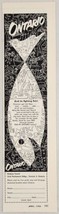 1952 Print Ad Ontario Canada&#39;s Vacation Province Bass,Trout,Muskie Fishing - £10.94 GBP