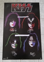 Kiss Original Lic. Face Shots 1998 22 1/4 X 34 1/2 Inches Poster!! Very Rare!! - £22.13 GBP