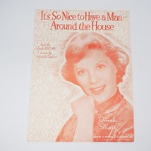 Sheet Music Dinah Shore It&#39;s So Nice To Have A Man Around The House Song... - $9.89