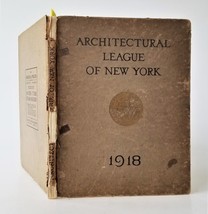 1918 Antique New York Architectural League And Catalog 33rd Annual Exhibition - £53.55 GBP