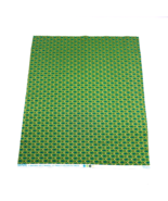 Golden Eye Peacock Green Fat Quarter Fabric Square 100% Cotton 18&quot; x 21&quot;... - $11.94