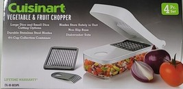 Cuisinart Vegetable and Fruit Chopper 4 pc Set Stainless Steel Blades Open Box  - £18.15 GBP