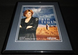 Plain Truth 2004 Lifetime Framed 11x14 ORIGINAL Advertisement Mariska Hargitay - £25.90 GBP