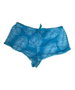 Secret Treasures Women&#39;s Blue Palm Print Sleep Boxer Shorts Pajamas Size... - $4.95
