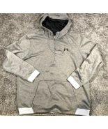 Under Armour Hoodie Mens XL Gray Loose Pullover Fleece Sweatshirt Kangar... - £13.32 GBP