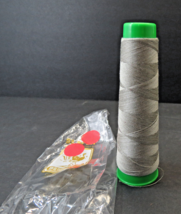 Japanese SS Spun Sewing Thread Gray #60(60/3) Z 200 Meters Poly/Acrylic NOS - $13.96