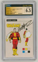 Cgc Ss 6.5 Shazam Dc Style Guide MS9 Art Card Signed Jose Luis Garcia Lopez - $98.99