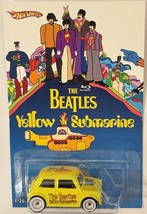 Morris Mini CUSTOM Hot Wheels The Beatles Yellow Submarine w/ RR - £75.61 GBP