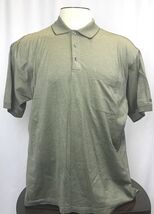 Men's IZOD GOLF Polo Golf Shirt - Army Green Geometric, Textured  -  Siz... - $8.57