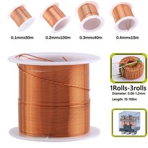High-Quality Copper Lacquer Wire in Various Sizes for Winding and Coil Applicati - £7.24 GBP+