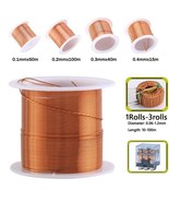 High-Quality Copper Lacquer Wire in Various Sizes for Winding and Coil A... - £7.11 GBP+