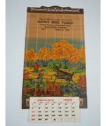 1984 Auchey Brothers Florist Hanover Pennsylvania Hunting Scene Deer Cal... - $11.87