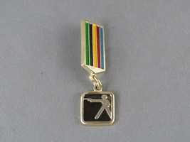 Vintage Summer Olympic Games Pin - Moscow 1980 Shooting Event- Medallion Pin - £11.78 GBP