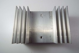 HEATSINK BARE ALUMINUM FINS 3-7/8 x 2-6/8 x 1-6/8 SCR TRANSISTOR COOLING... - $9.99