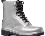 Michael Michael Kors Women Combat Boots Tavie Rainbootie Size US 8M Silv... - £102.15 GBP