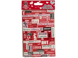 Valentine&#39;s Day Poetry Conversation Magnets - $6.23
