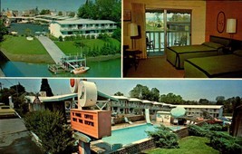 Advertising MULTI-VIEW POSTCARD- Cinderella Motel, Red Bluff, California BK59 - £4.15 GBP