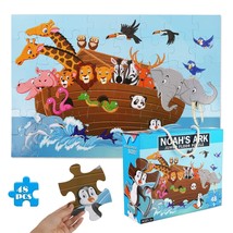 Floor Puzzles For Kids, 48 Pcs Jumbo Puzzles 3 X 2 Ft. Animal Floor Puzz... - £23.58 GBP