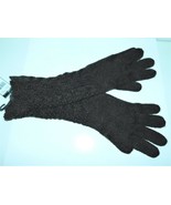 Ralph Lauren Brown Cable Knit Mohair Blend Gloves NWT - $108.25 CAD