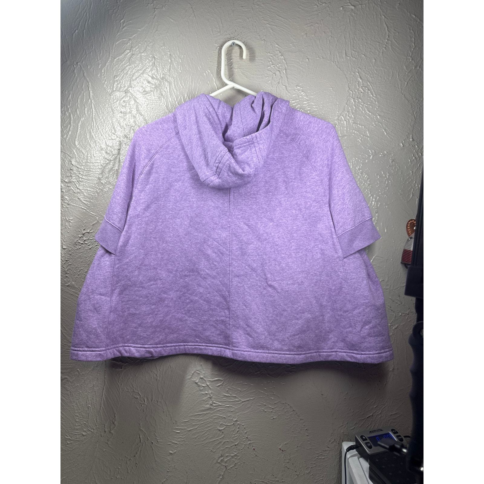 NWOT Nike Girls Big Kids Pullover Half Zip Poncho AT 3349 527 Size MEDIUM Item image 4